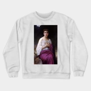 Psyche - William Adolphe Bouguereau Crewneck Sweatshirt